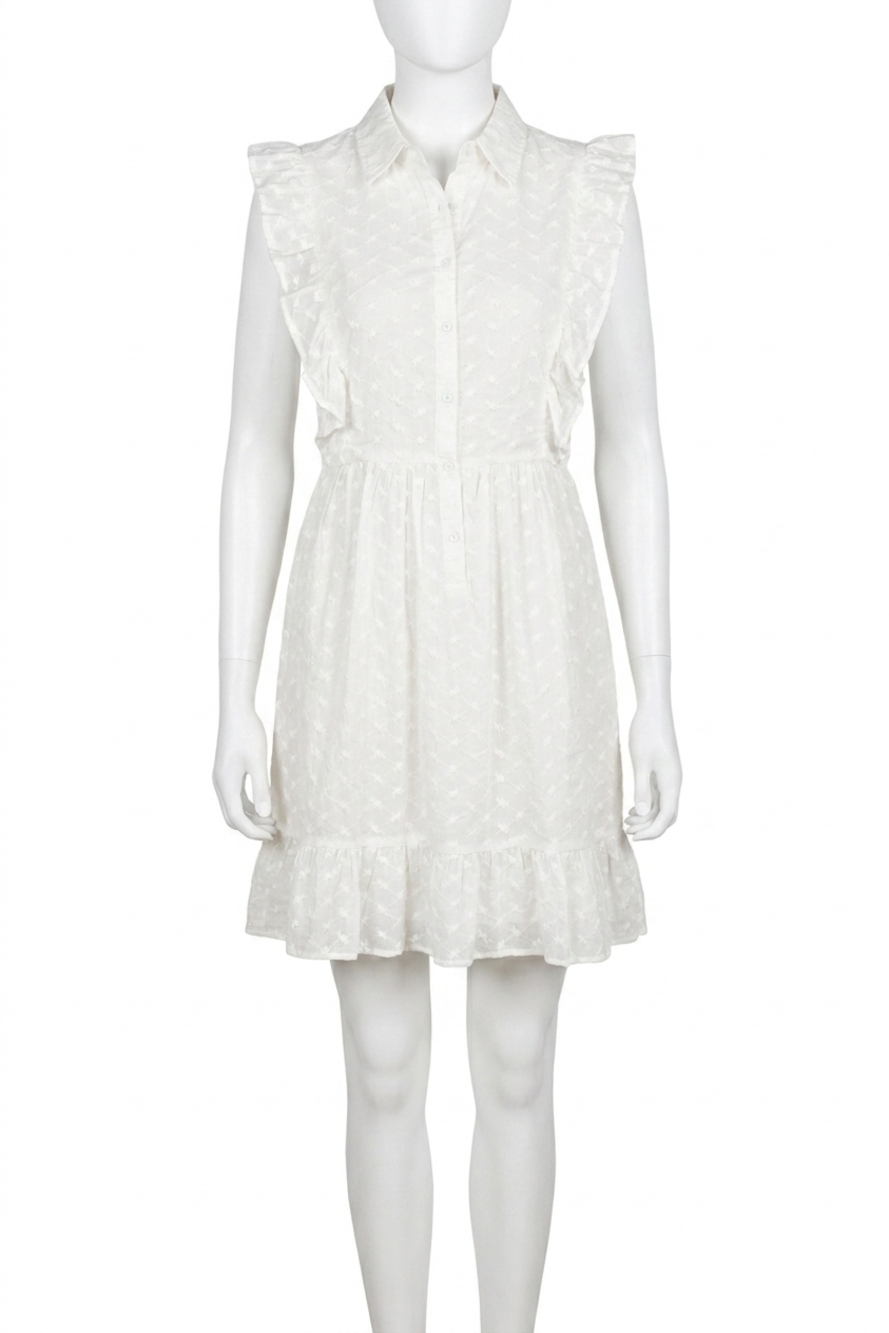 NEW GILLI living my best life mini dress in white